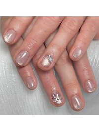 定額マグネット春ネイル