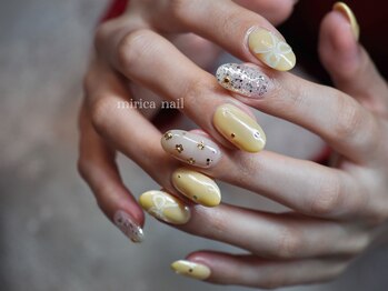 ミリカネイル(mirica nail)/ribbon design