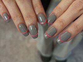 グレーピンクフレンチ