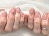 【極上の潤い】地爪ケア＋パラフィンパック付★選べる定額デザイン ￥12,500 