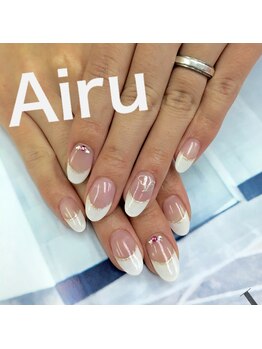 アイル ビューティーサロン(Airu Beauty Salon)/ジェルフレンチ１色