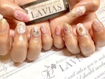 プロフェッショナル ネイルサロン ラヴィアス(LAVIAS)/【ジェル】10本アートし放題
