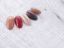 ミミ(mimi)/秋カラー　ワンポイントアート