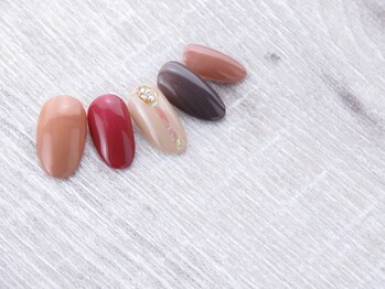 ミミ(mimi)/秋カラー　ワンポイントアート