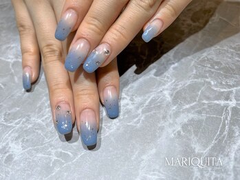 ネイルサロン マリキータ(MARIQUITA)/ブルーグレー/深海/晩夏/秋