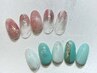 《ハンドネイル人気NO.1》定額シンプルアート[オフ無料]