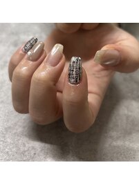 ツイードネイル