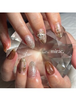 ネイルズミラク(nail's mirac.)/チェック柄ネイル