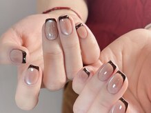 センスネイル 北千住店(Sense Nail)/オンブレフレンチ/チーク/水光