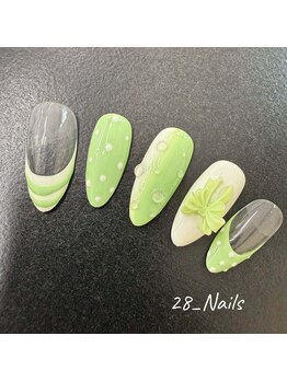 28ネイル 阿佐ヶ谷店/夏・海・マンスリーデザイン