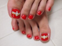 ネイルサロン ルート 二子玉川(nailsalon route)/FOOT親指アートやり放題☆¥7500