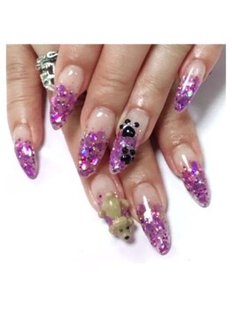 ネイルサロン ビューティーマジック 川口店/愛犬３Ｄネイル