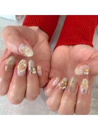 クリスマスネイル