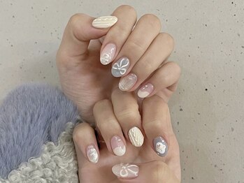 ニコルネイル(nicole nail)/雪だるまネイル