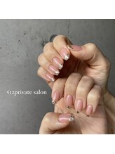 ルート12/ガラスフレンチネイル