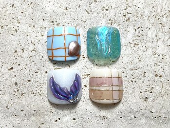 エヌアット 新宿西口(n@nail)/親指アート