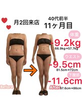 アフリオーラ はなみずき店(affriolant)/ビフォーアフター