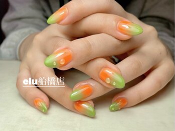 エル 船橋店(elu)/水滴ネイル