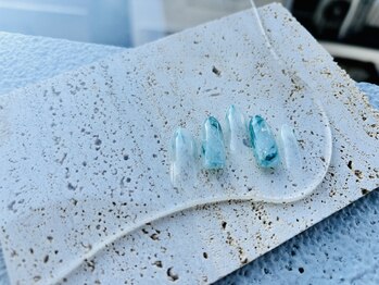 テテネイル(tete.nail)/ニュアンスマーブル×creep