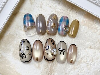 ベルビアンカ(Bell bianca)の写真/【口コミ5.0点☆】アート力が自慢のアットホームサロン♪シンプル～トレンドアートまで幅広くご用意あり！