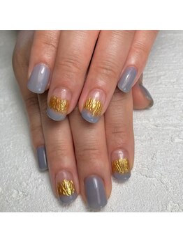 nail salon Bloomの写真/【オフ無料でお得◎】当店付替えオフ代ゼロ★爪に優しい施術でジェルを続けても美しい指先をキープ♪