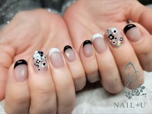 ネイルプラスユウ(NAIL+U)/フラワーフレンチ