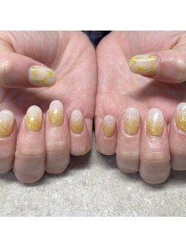 ミモザネイル♪春ネイル♪