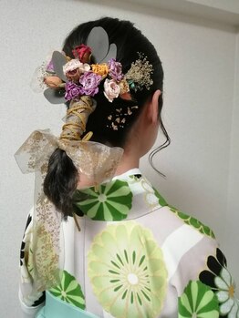 オクタゴン(octagon)/卒業式袴ヘアセット