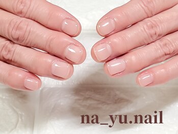 ナユネイル(na_yu.nail)/自爪風クリアネイル 58/58
