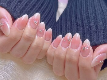 シーアンドビーネイル(C&B Nail)/【渋谷】ふんわりチークネイル