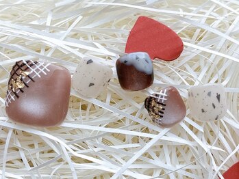 銀座ボニー 旭川店/バレンタインネイル