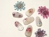 《hand》定額design お花のArt -flower-＊オフ無料＆丁寧ケア ￥8000→￥7200