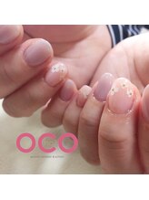 オコネイル ネイルサロンアンドスクール(OCO nail)/hologram flower