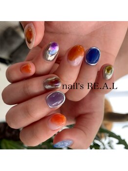 ネイルズリアル 倉敷(nail's RE.A.L)/ニュアンスネイル