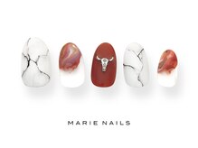 マリー ネイルズ いわきラトブ店(MARIE NAILS)/定額6,600円税込　大理石0909b