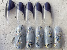 フリークネイル(FREAK Nail)/ニュアンスちぐはぐ ¥11000