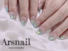 アルスネイル(Ars nail)/うるうるブルーラメグラ
