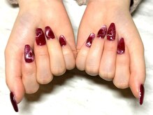 ネイルサロンブリス(nail salon Bliss)/☆ハートマグネットネイル☆