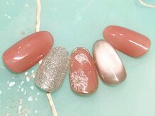 ミュゲットネイル(Muguet nail)/秋フラワー