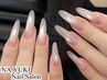 チップ長さだし+マグネットフレンチ/ハートマグネット/ガラス玉マグネット