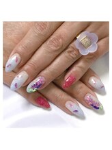 ネイルサロン ビューティーマジック 川口店/リーフホロネイル