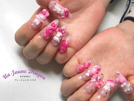 【ロングネイル】マイメロネイル