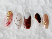 ネイリシャス(NAILICIOUS)/絶妙カラーのニュアンスネイル