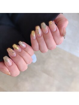 スリーラッシュアンドエルフネイル 下上津役店(threelash&elf.nail)/シアーサマーネイル/パラジェル