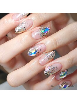 エムネイル(Ｍ)/_ラメグラデーション_