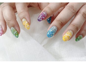 08ネイル(08 nail&school)/ヨーヨーネイル☆