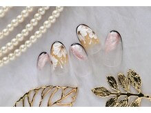ネイルサロンアンドスクール ミュー(Nail Salon & school mieux)/塗りかけデザイン☆