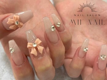 ミィミィ(mii' nail)の写真/【アクリル、チップどちらもご準備◎】爪の形・長さ自由!あなただけのお気に入りデザインで美しい指先へ♪