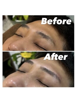 アイリス(IRIS)/眉毛WAX脱毛 Before After