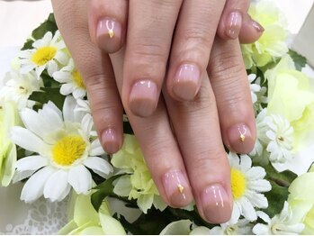 プルミエ ネイル(Premier Nail)/ヌーディなバルーンフレンチ